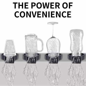 Pencuci Gelas Otomatis Automatic Glass Cup Rinser Washer / Alat Cuci Gelas Otomatis Multifungsi Mudah Digunakan / Kran Cuci Gelas Keran Sink Wastafel Air Pencet Tekan Alat Cuci Botol Gelas Kaca Cangkir /Pembersih Gelas Otomatis Murah Berkualitas Serbaguna