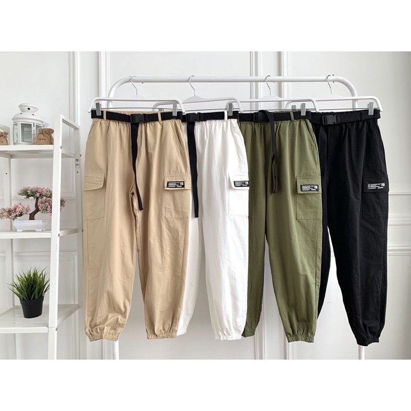 FW C93 Celana Jogger Import | Celana Joger Belt Import Premium