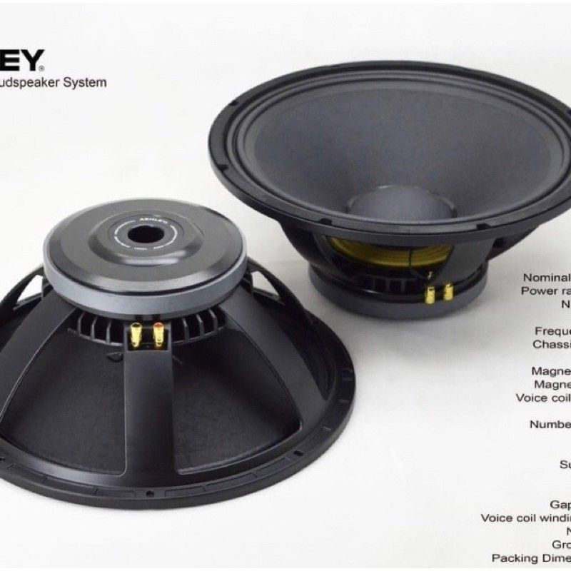 Speaker component ashley L900A original 18 inch L 900 A termurah