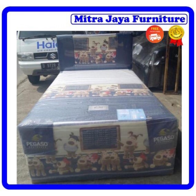 FREE ONGKIR KASUR 2IN1 / SPRINGBED ANAK SORONG PEGASO UK 120 x 200 ( FULL SET )