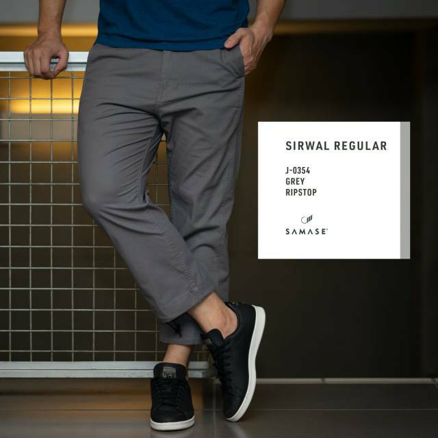 SAMASE SIRWAL OFFICE SLIM J-035 RIPSTOP | GREY