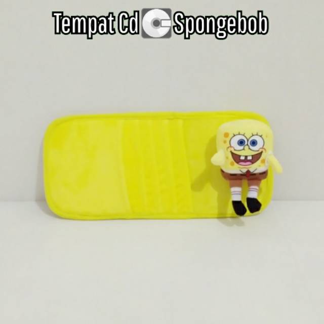 Tempat cd organizer compact disk sunvisor boneka spongebob ernie