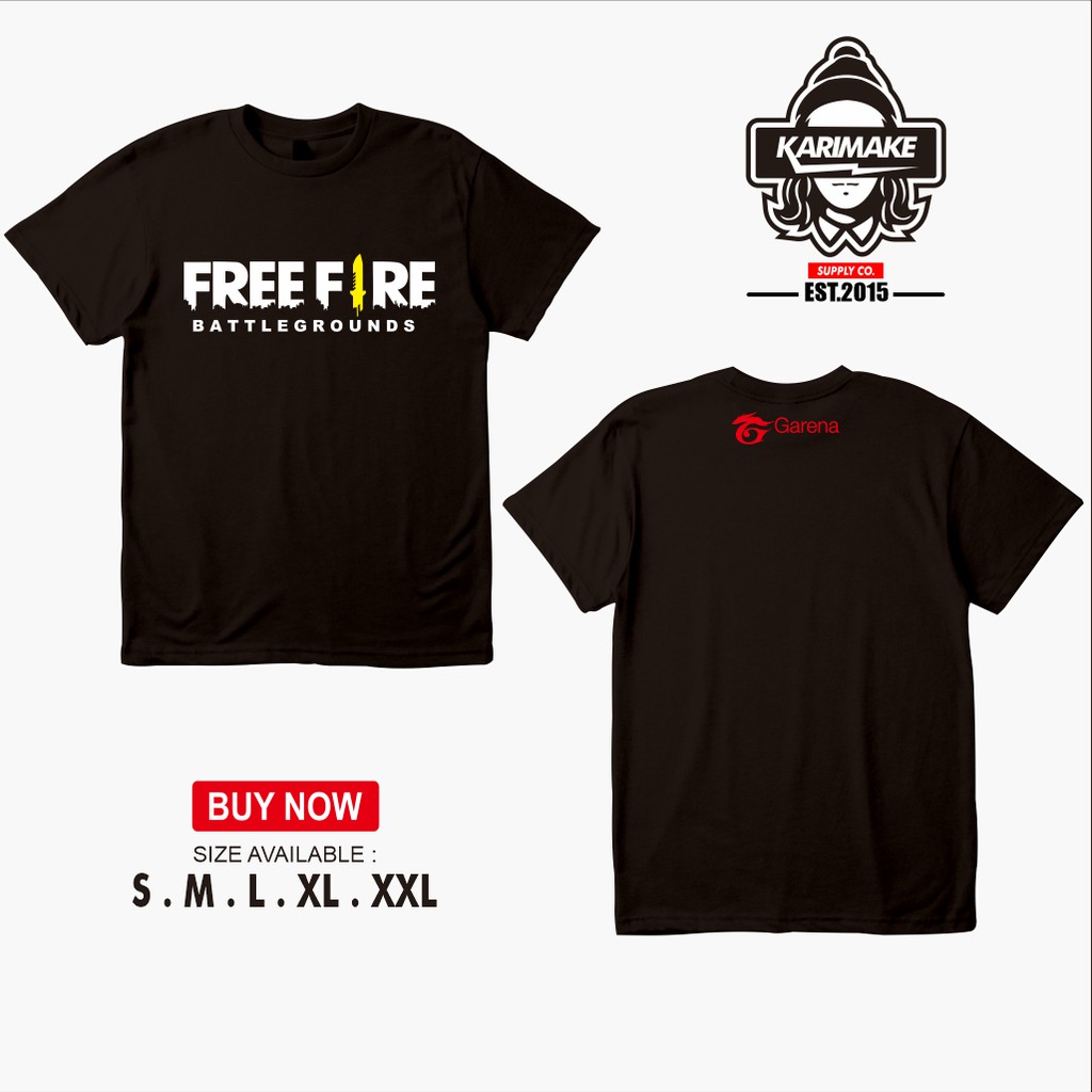 Kaos Baju  Game  Free Fire Battleground Garena Kaos Game  