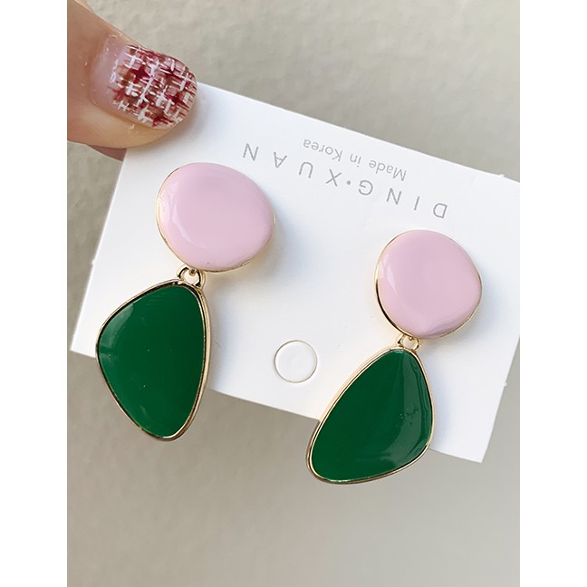 LRC Anting Tusuk Fashion Geometric Drip Earrings F90820 F90820