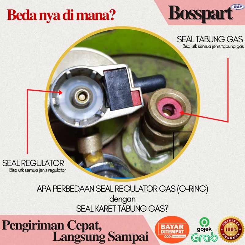 Karet Rubber Seal Tabung Gas LPG / Karet Seal Tabung Gas Elpiji