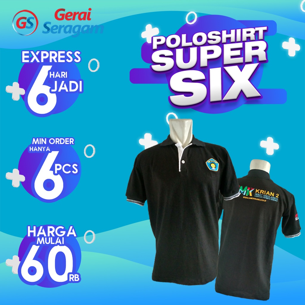 KAOS POLO Custom BORDIR/SABLON, Kaos Bordir Custom, Poloshirt Custom