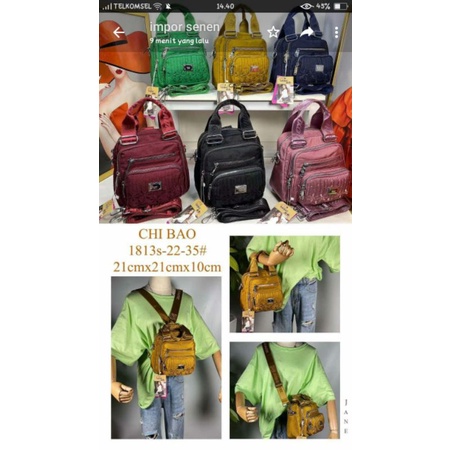 tas import Chibao Selempang wanita
