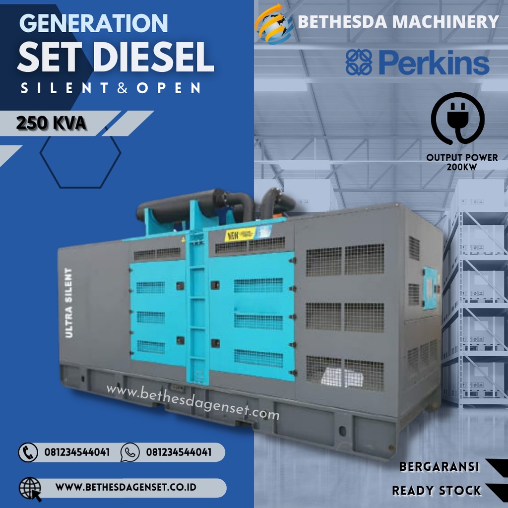 Jual Jual Genset Perkins 350 Kva Silent Type Murah Shopee Indonesia 1523