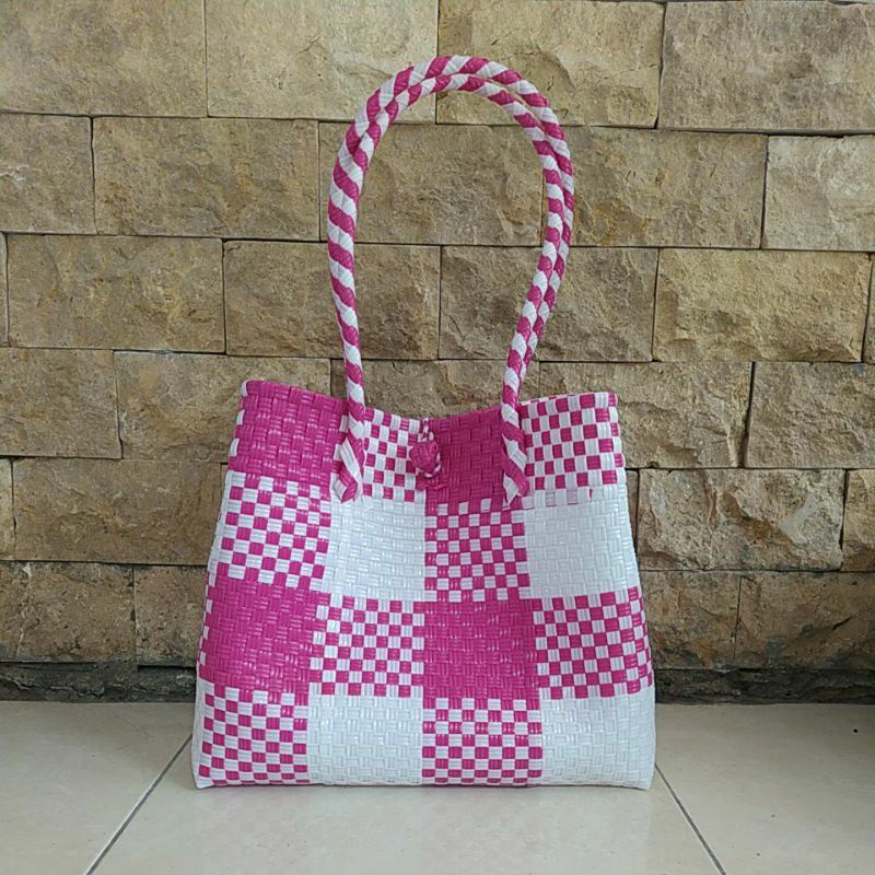 Tas Jali Jali Anyaman Plastik Premium (Daraja)