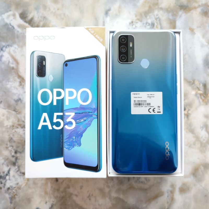 Oppo A53 4/128 ram 4 internal 128 Gb seken mulus