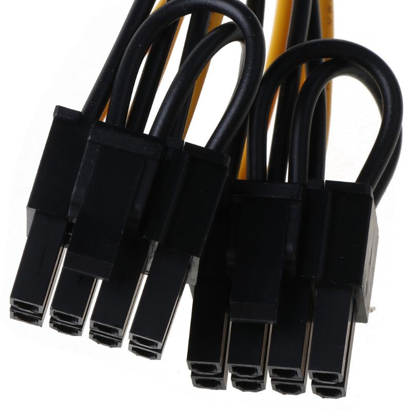 Cre Kabel Splitter Power Supply Cpu 8-pin Ke Pci-E 8-pin (6P + 2p) Panjang 25cm