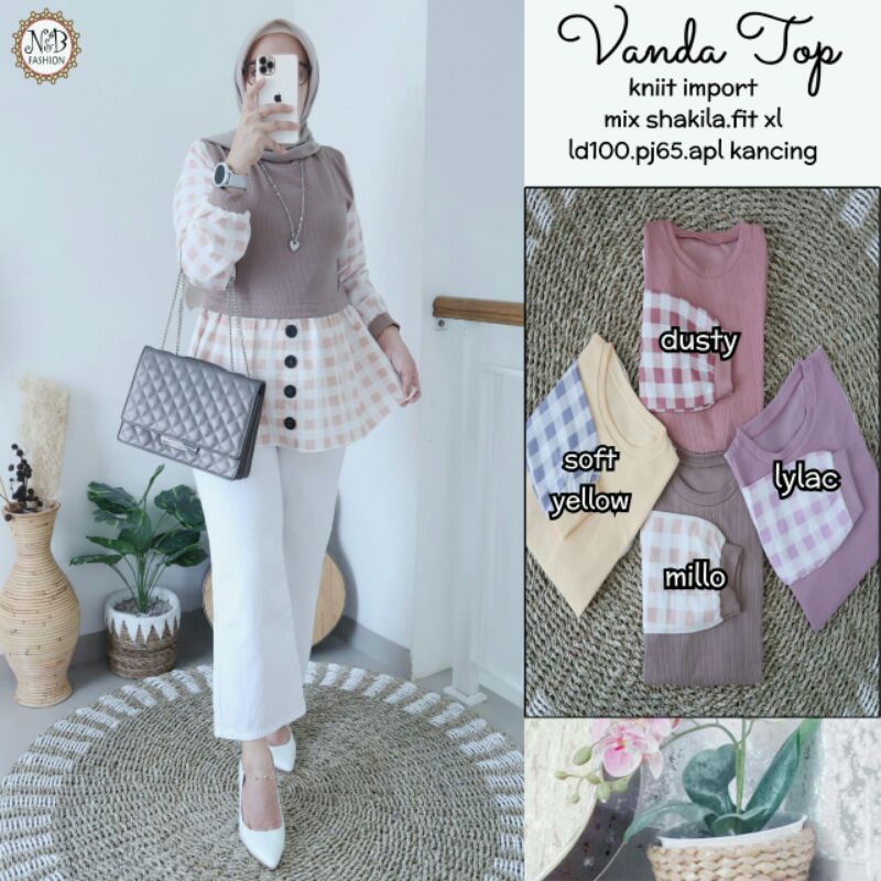 BLOUSE Vanda Top Ori by NB