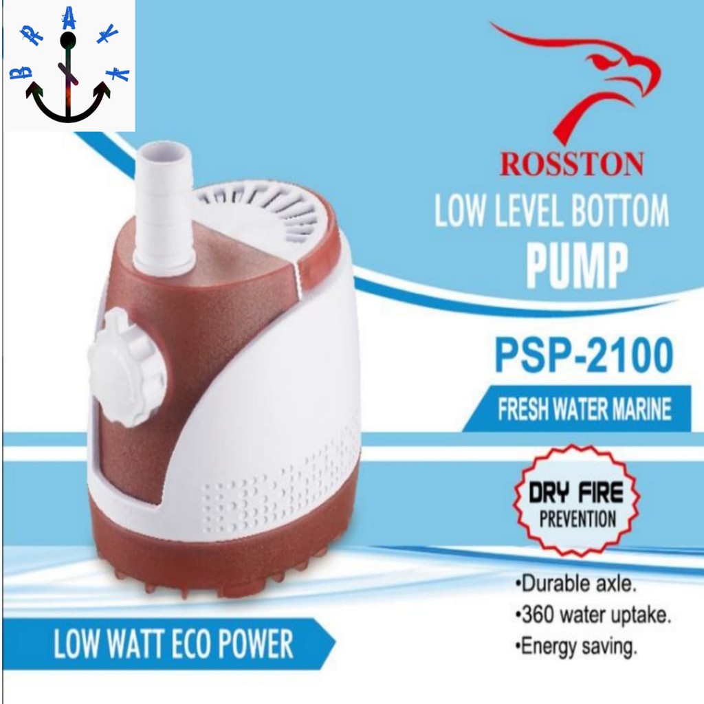 pompa air aquarium ikan hias hemat listrik Rosston PSP 2100