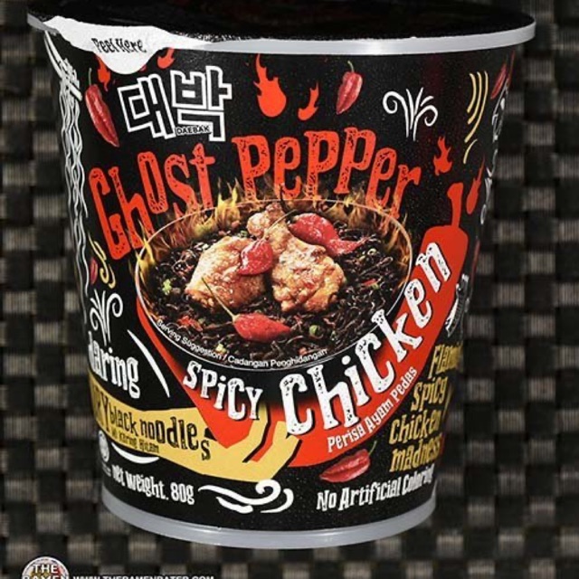 Ghost pepper maggie mie instant cup