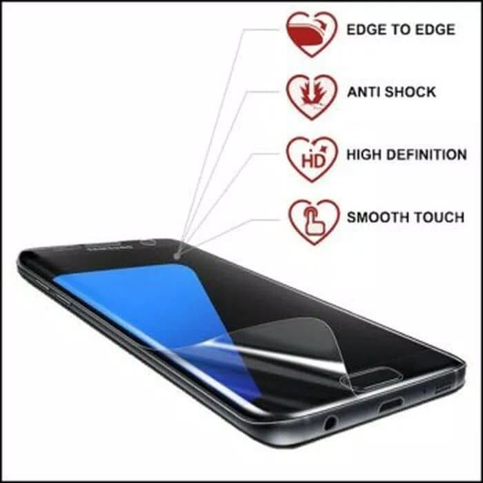 Anti Gores Anti Shock Jelly Samsung S6 Edge Screen Guard S6 Edge