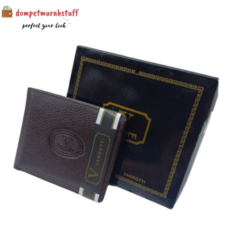 Dompet Pria Kulit Vanrotti. Dompet Vanrotti kulit sapi asli. Dompet Asli Kulit.