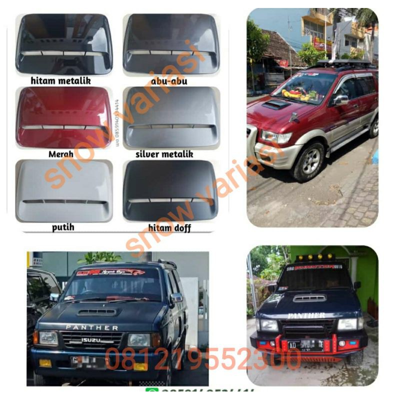 Air flow universal air scoop fortuner avanza agya xenia xpander calya innova veloz ertiga