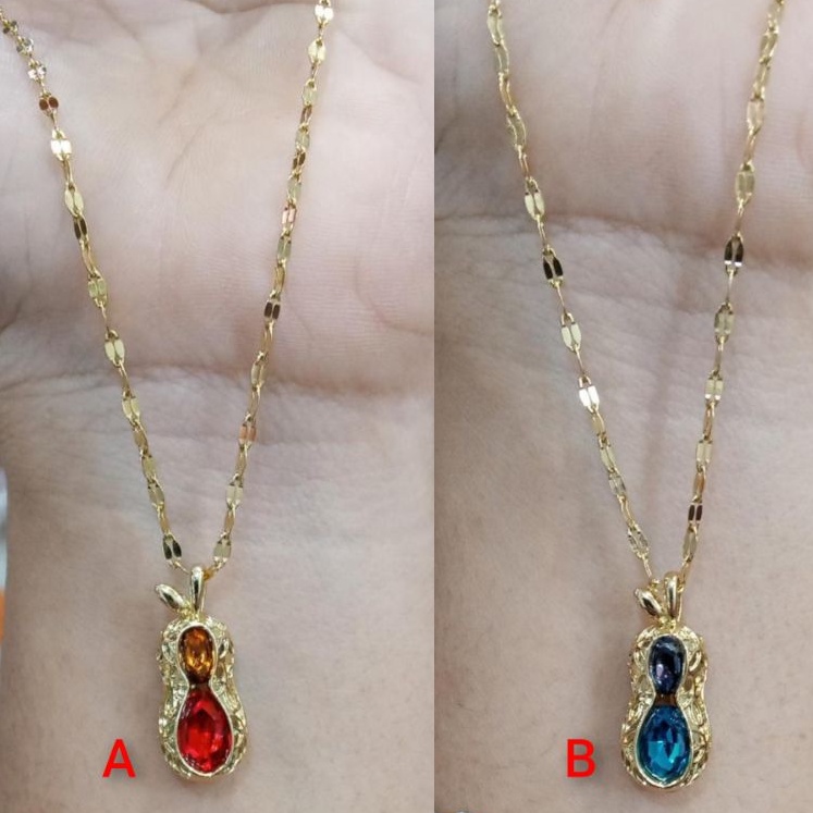 Titanium Perhiasan Kalung Wanita 232KL