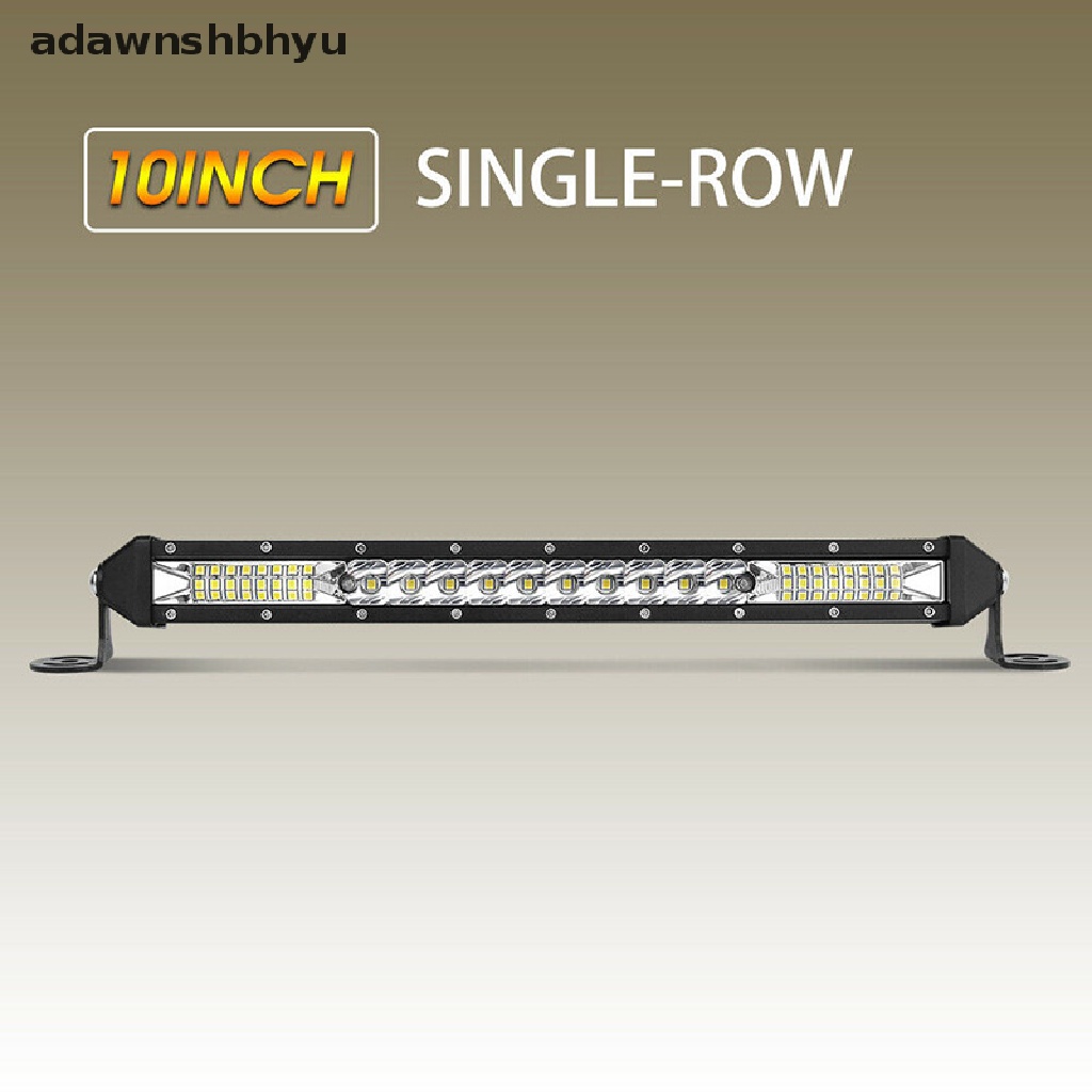 Adawnshbhyu Lampu Led Ultra-Tipis 520W 10inch Bar Flood Spot Combo Offroad SUV 10 &quot;