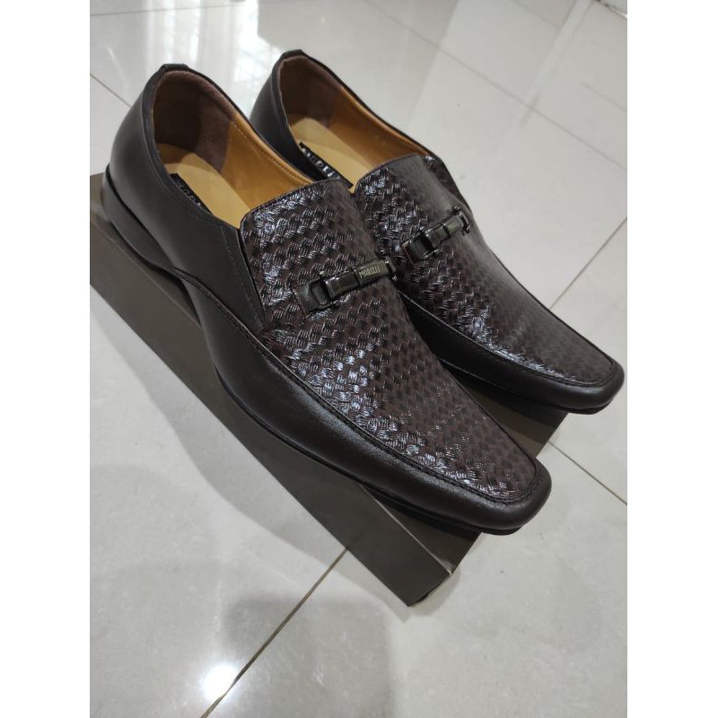 Sepatu Marelli Formal Pria - Brown NEW