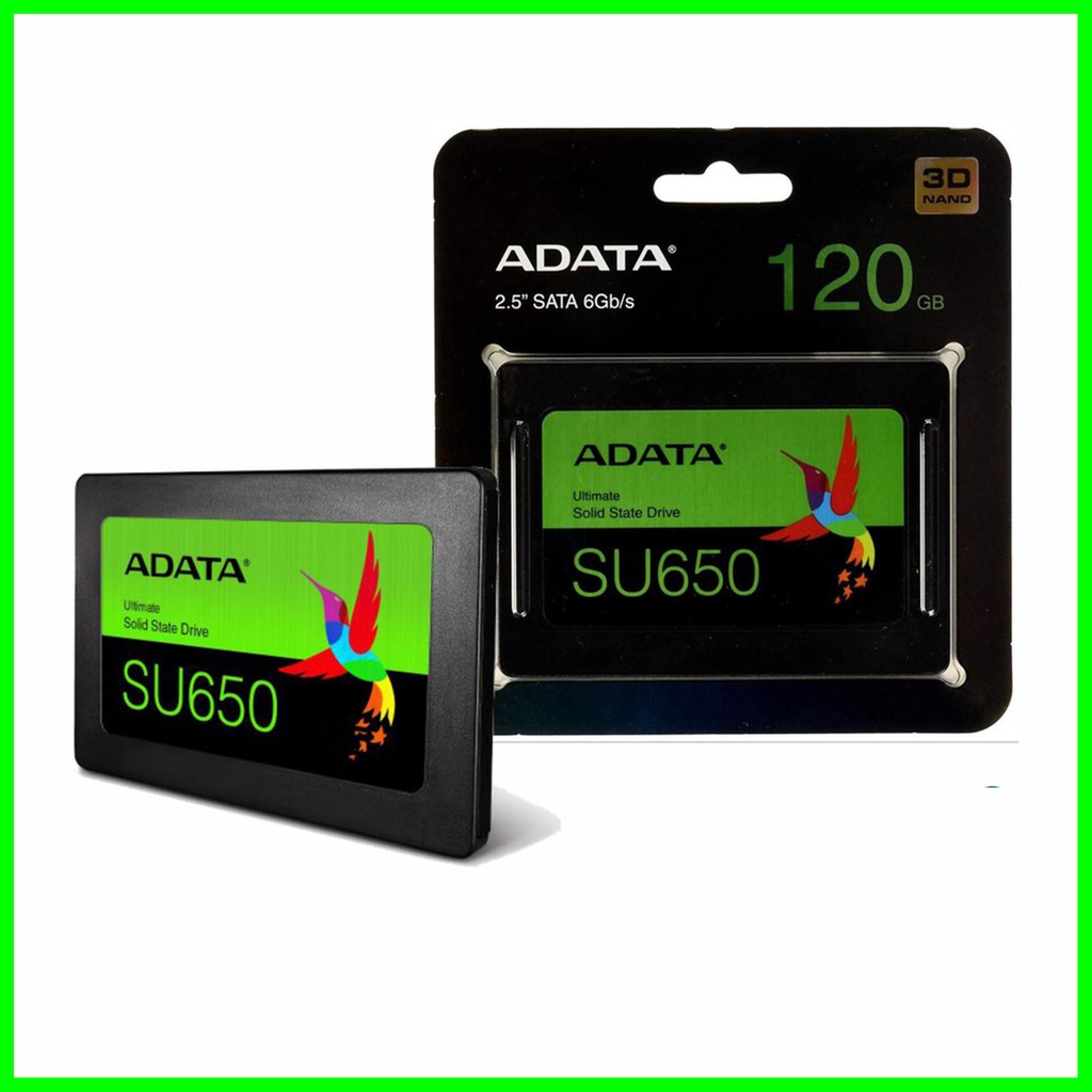 SSD ADATA SU650 120GB 2.5  SATA III 3D NAND Flash For PC &amp; Laptop