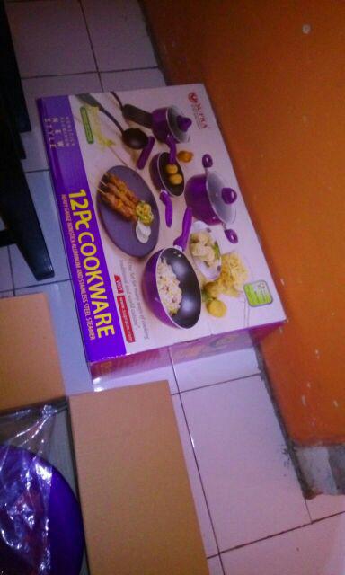 Panci Set Supra Set 12pcs 12 Pcs Rosemary Ungu Merah 12 Pc 12pc Stainless Wajan Penggorengan Nilon