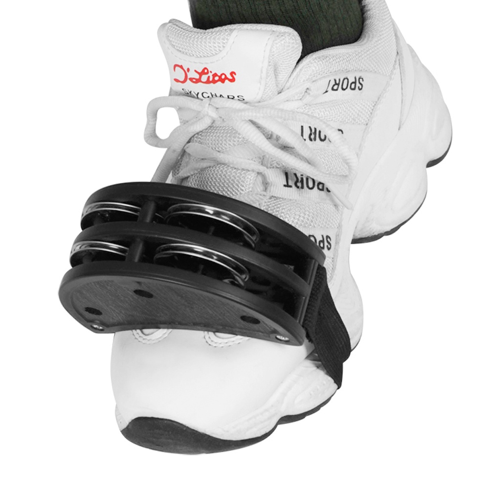 Bel Kaki Bentuk Setengah Lingkaran Dua Baris Untuk Instrumen Perkusi Drum Cajon