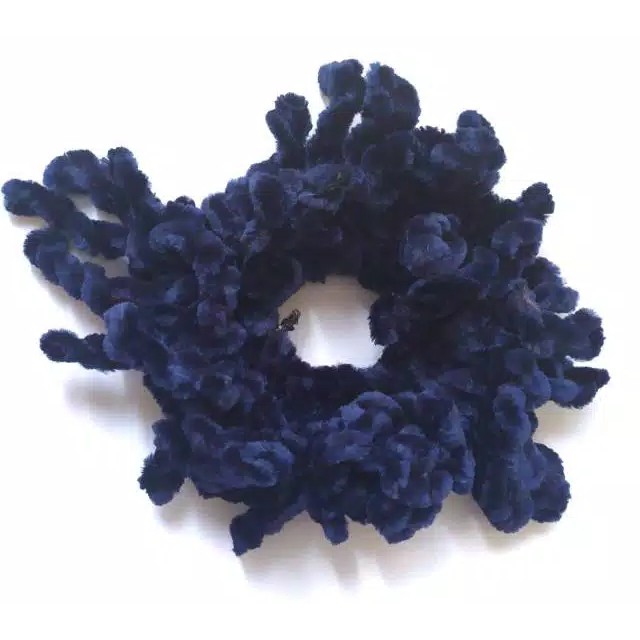 Ikat Rambut Ubur-Ubur Ukuran KECIL / Kunciran Cendol Mini / Cepolan Hijab Scrunchie