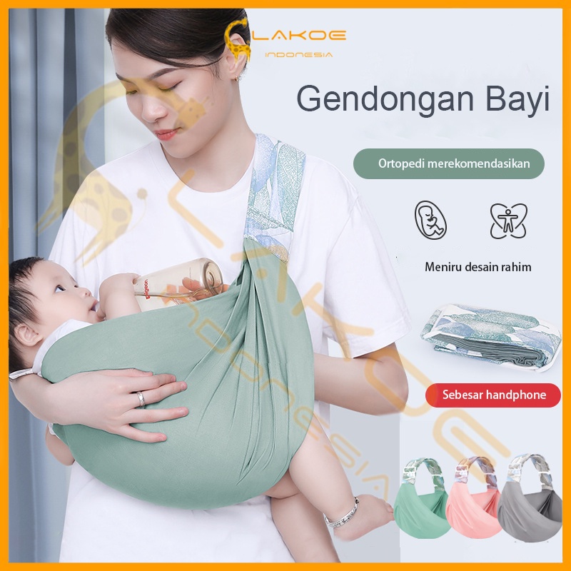 LAKOE Multifungsi Gendongan bayi samping 0-2 Tahun