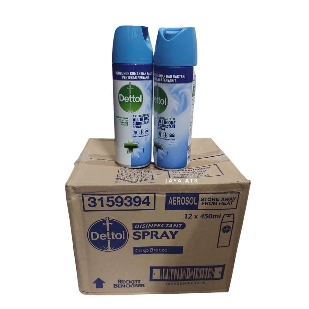 DISINFEKTAN SPRAY DETTOL 450 ML ANTIBACTERIAL ALL IN ONE DESINFEKTAN RUANGAN SEMPROT