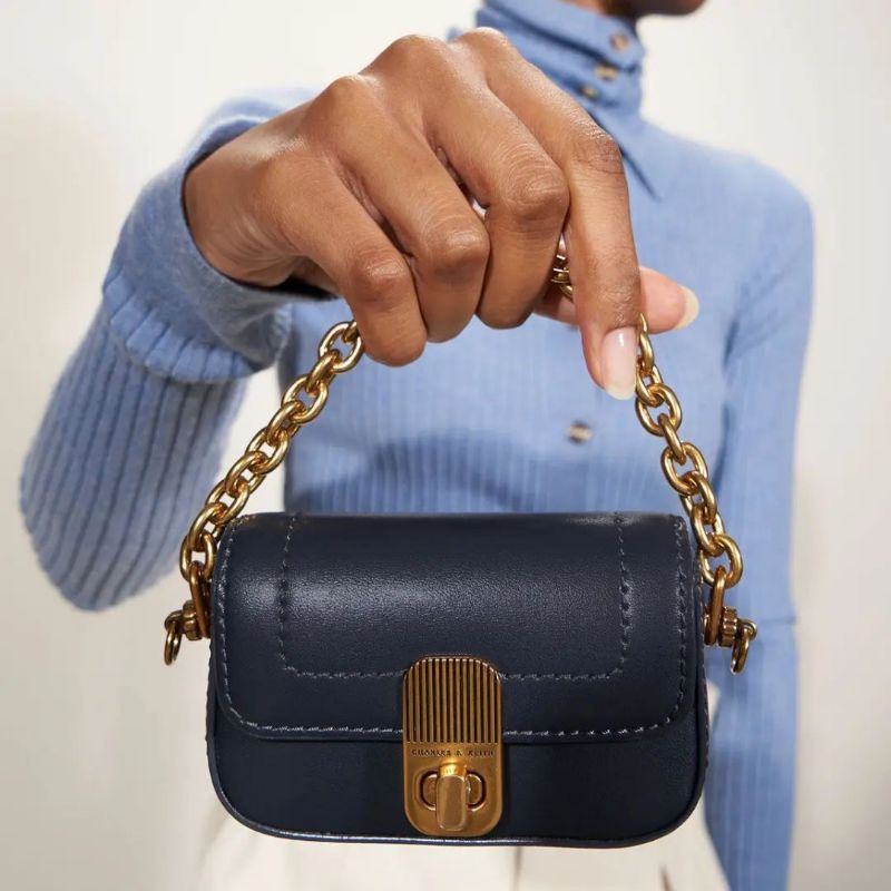 CK Enya Chain-Handle Mini Bag