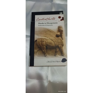 Buku bekas original thrift buku - Agatha christie - Murder in Mesopotamia