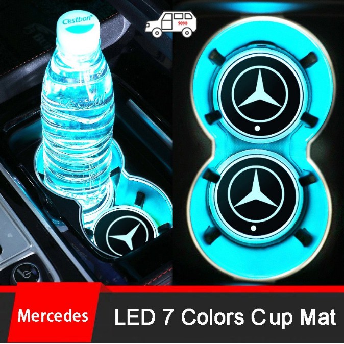 Lampu Led Warna-Warni Anti Slip Untuk Mercedes Benz Amg A B R G Class Glk Gla C200 E200