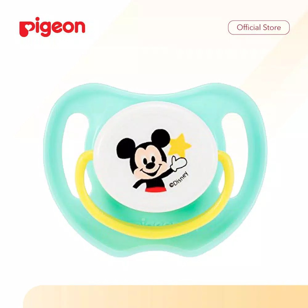 PIGEON SILICONE PACIFIER MICKEY MINNIE SIZE M / empeng