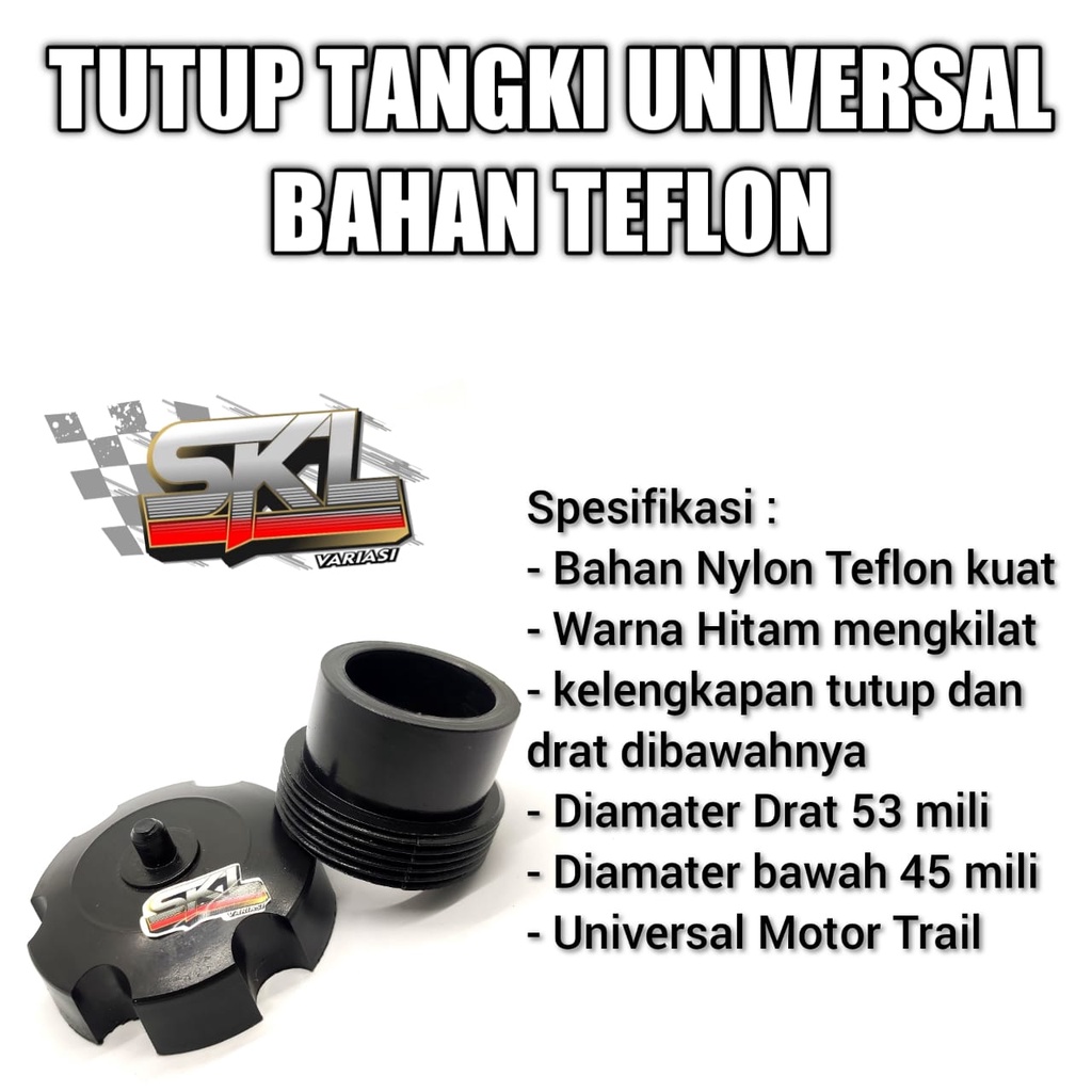 Tutup Tangki warna Universal Motor Trail Enduro Clasik dll