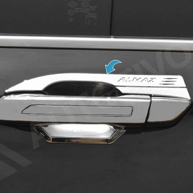 Mangkok Pintu Mobil Wuling Almaz 2019 Outer Handle Chrome