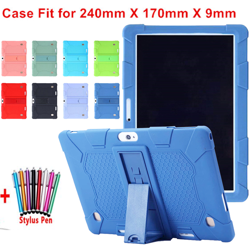 Soft Case Bahan Silikon Ukuran L 24cm 17cm Untuk Tablet Pc Android 10 10.1 Inch