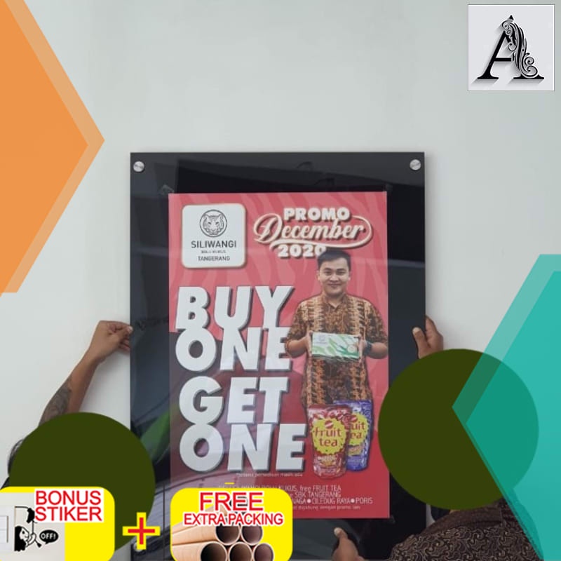 

Promo AKRILIK FRAME HITAM (UKURAN A5)(CEK DESKRIPSI !!)