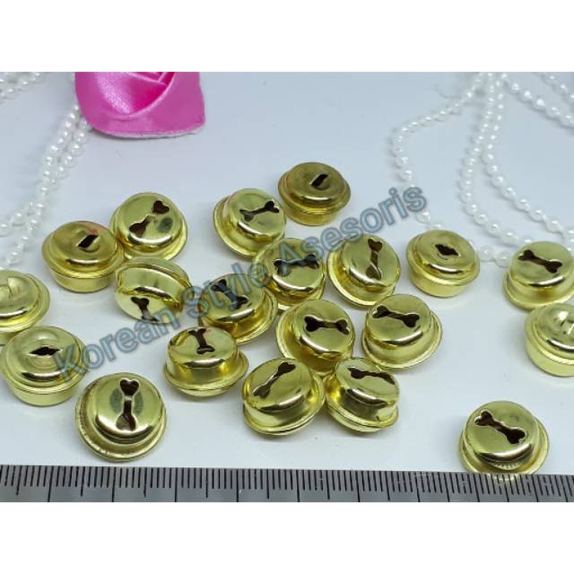 krincingan doraemon /lonceng doraemon 1.5cm PER PACK
