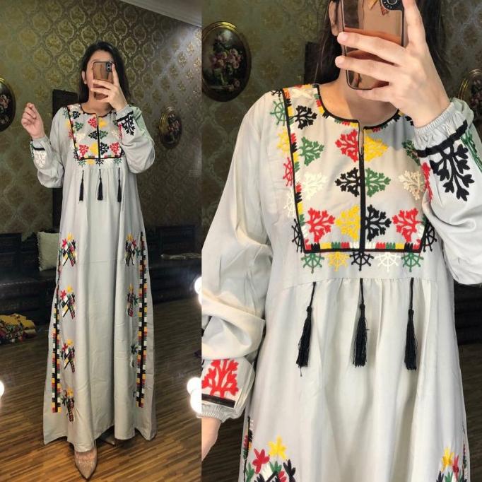 BAJU GAMIS TREND TERBARU ETNIK ORIGINAL MESIR TERBARU