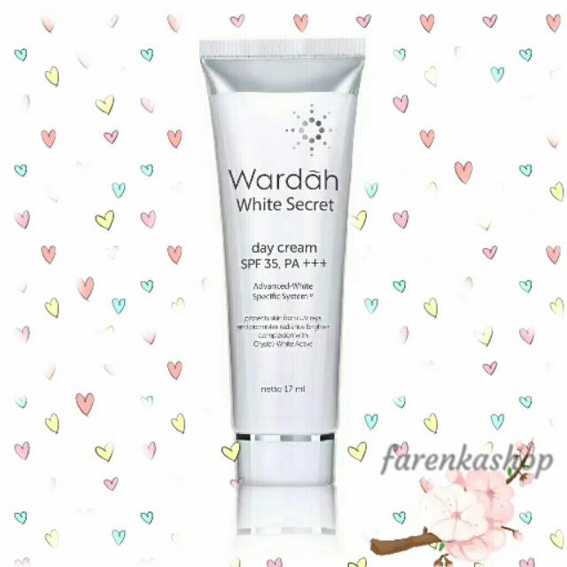 DAY CREAM / WARDAH WHITE SECRET / DAY CREAM WARDAH / CREAM WAJAH / PELEMBAB