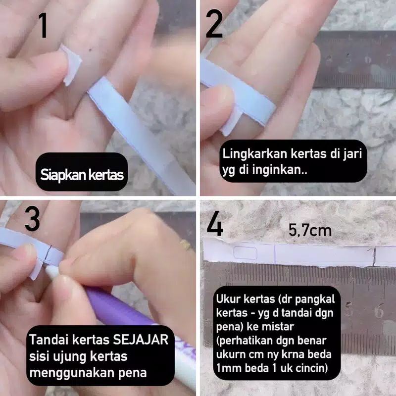 Cincin mawar perak