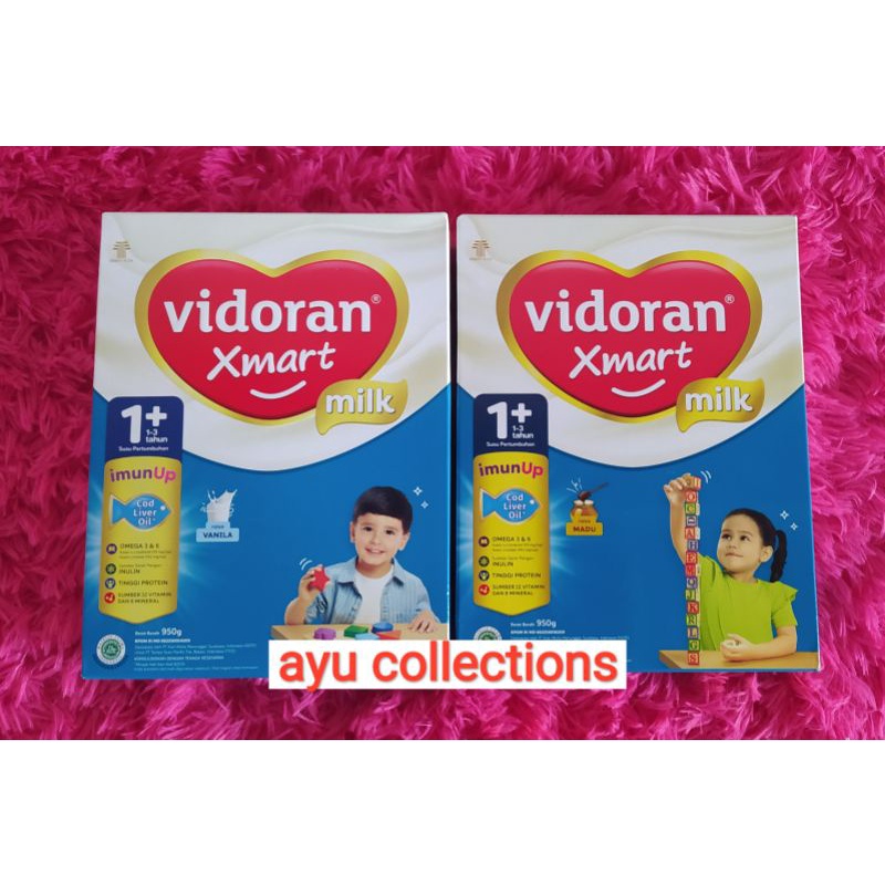 

Susu Vidoran Xmart 1+ Madu Vanila 925 gr | Vidoran Xmart 1 Plus 925 gram usia 1-3 tahun