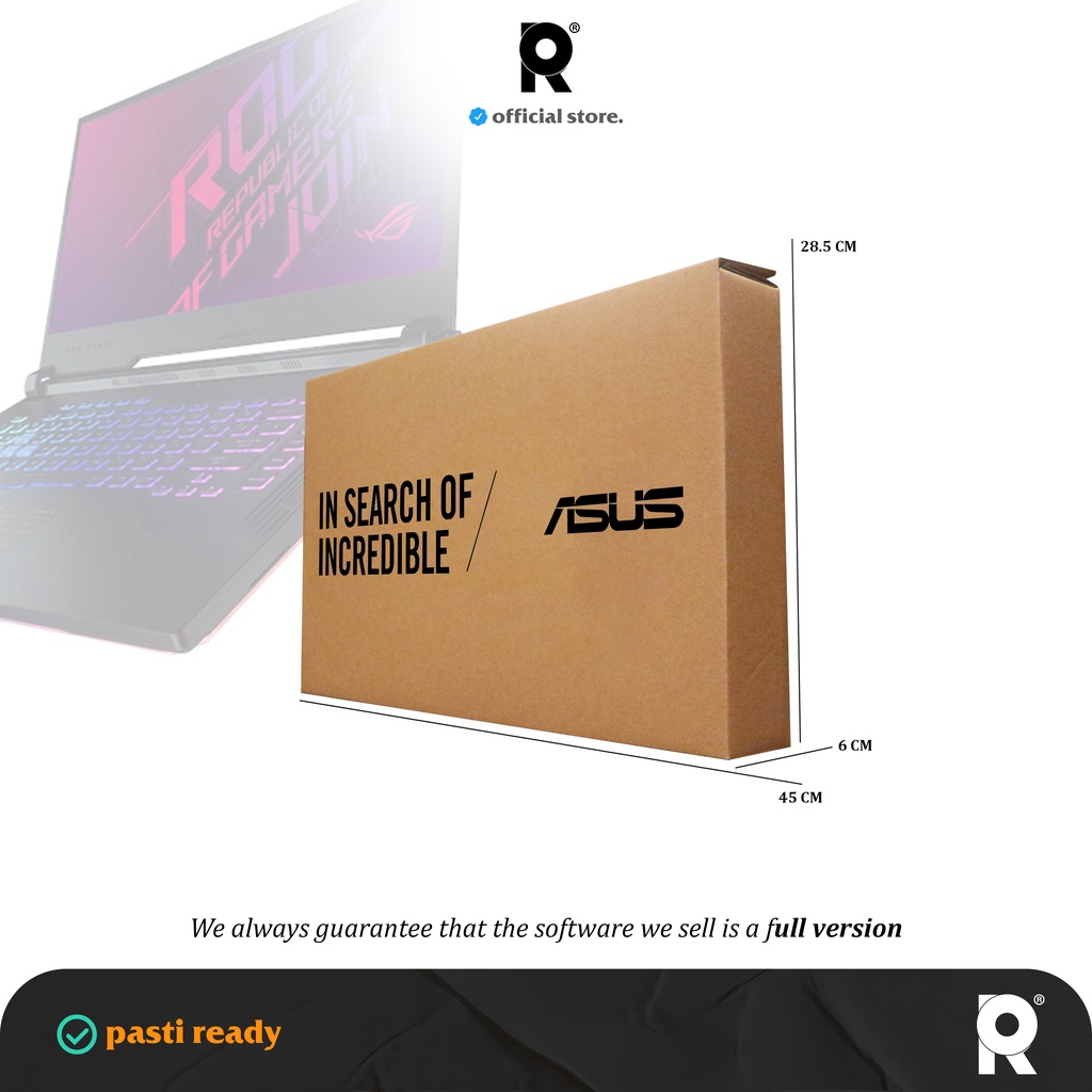 

BOX LAPTOP ASUS 1 SET | 45x6x28.5 cm | Kardus Laptop