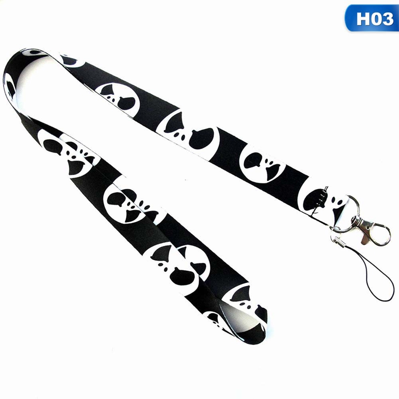 Aksesoris Tali Lanyard Gambar Jack Skellington Nightmare Before ChristmasKlip Vouge Real Hansh