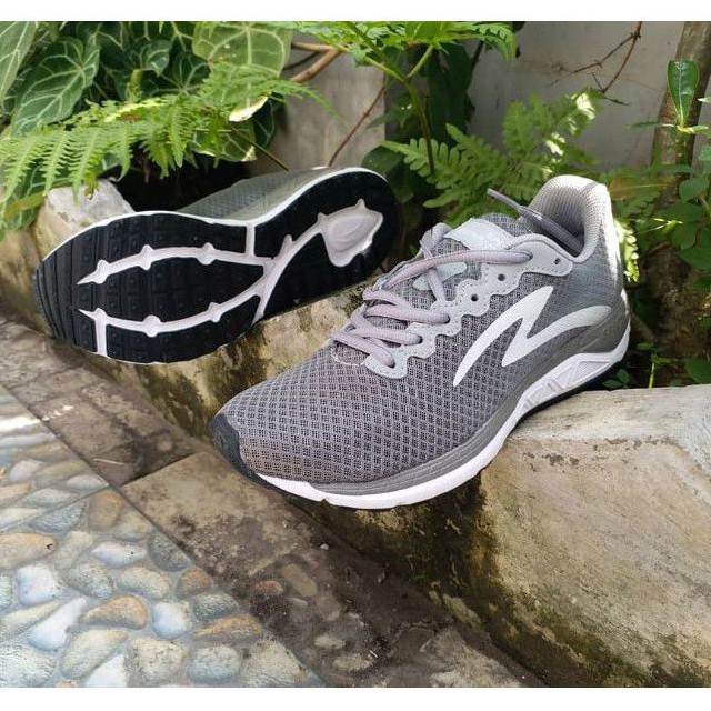 Sepatu Original Specs Dual enduro Grey black boston road running jogging lari olahraga