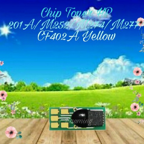 Chip Toner HP 201A M252 M274 M277 M252n M252dw M274n M277n M277dw CF402A Yellow