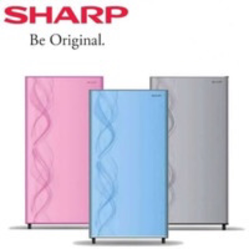 KULKAS SHARP SJ 162 BIRU - PINK 1 PINTU - Merah Muda