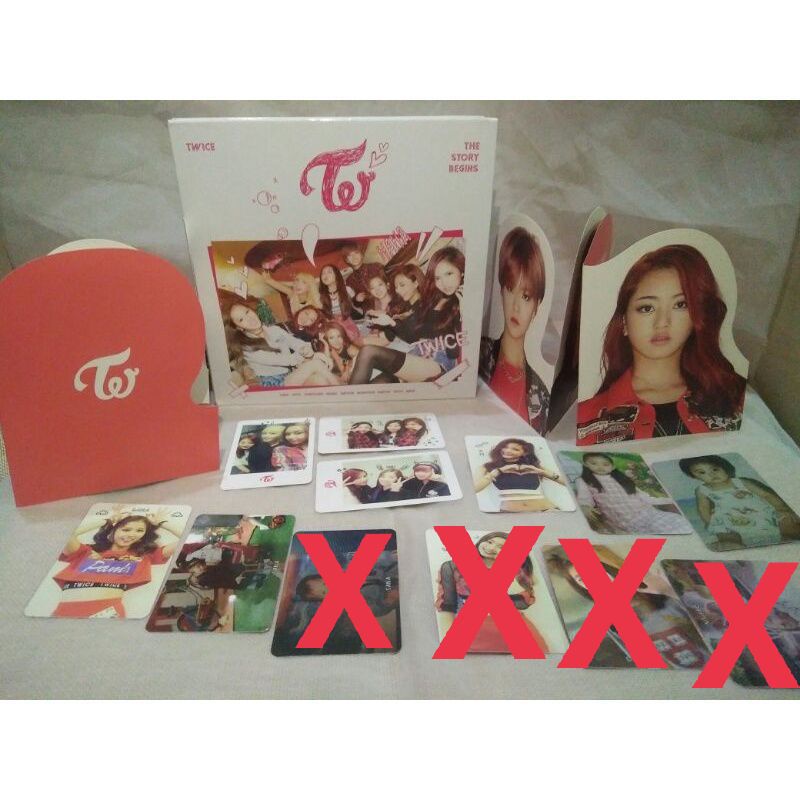 Twice Album The Story Begins Fullset Photocard Sana Tzuyu