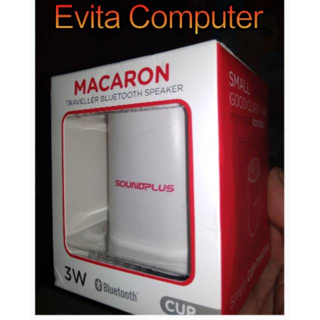 Traveler Bluetooth Speaker SoundPlus Cup Macaron